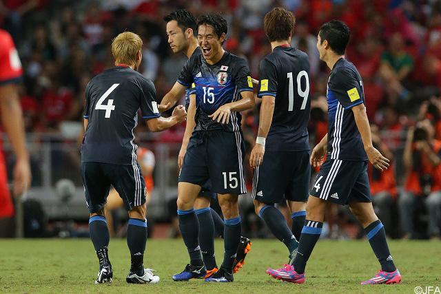 【サマリー：日本代表】金崎の代表初ゴールなどでシンガポールを撃破　グループ首位に浮上！