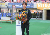 FW田中が現役引退を発表【新潟】