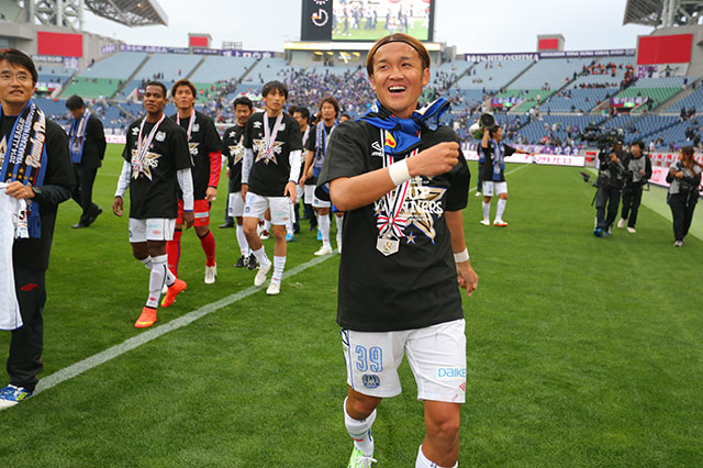 この年、Ｇ大阪はＪ１リーグ戦、天皇杯も制し、３冠を制覇