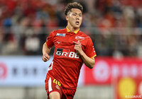 MF石田の負傷を発表【名古屋】