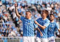 藤枝と対戦した横浜FCは、2-0で勝利を収めた