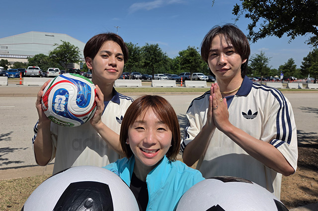 宮近海斗&中村海人と高橋成美が予選リーグ第3戦・スウェーデン戦を生観戦!