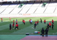 【ＦＸＳＣ２０１５ 浦和 前日練習】ピッチで練習を始める浦和の選手たち（１４／１９）