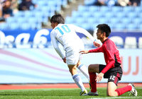【ＦＸＳＣ２０１５ ネクストジェネレーションマッチ】渡邊のゴールで31分に日本高校サッカー選抜が先制（６／１３）