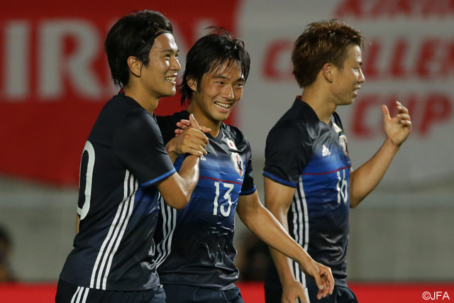 4得点を挙げた日本が南アフリカに快勝を収めた【キリンチャレンジカップ2016 U-23日本代表vsU-23南アフリカ代表】