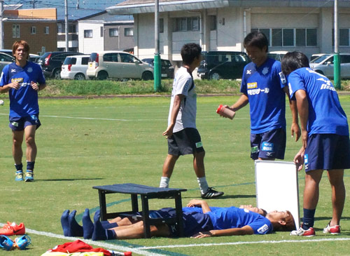 [ [ 甲府：試合前日の様子 ] ] | J's GOAL | フォトニュース