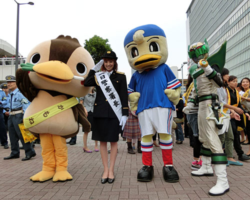 [ [ 横浜FM：「秋の全国交通安全運動キャンペーン」にＦ・マリノスが参加 ] ] | J's GOAL | フォトニュース