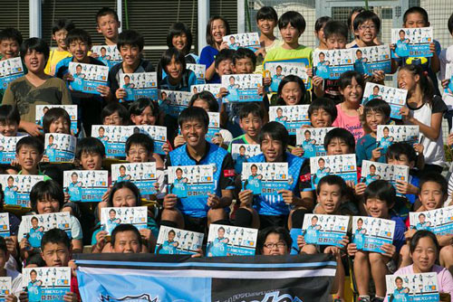 [ [ 川崎Ｆ：川崎フロンターレ算数ドリル実践学習、実施してきました! ] ] | J's GOAL | フォトニュース