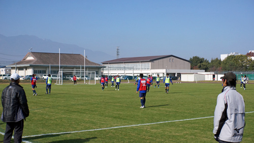 [ [ 甲府：試合前日の様子 ] ] | J's GOAL | フォトニュース