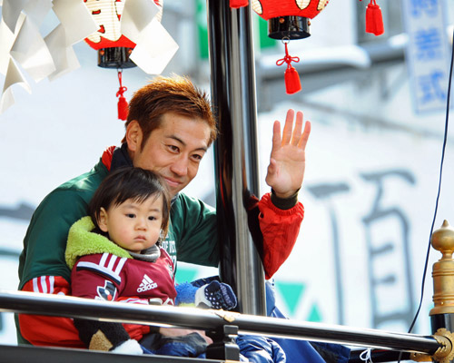 [ [ 松本：J1昇格記念事業「登城パレード」、「昇格報告会」 ] ] | J's GOAL | フォトニュース