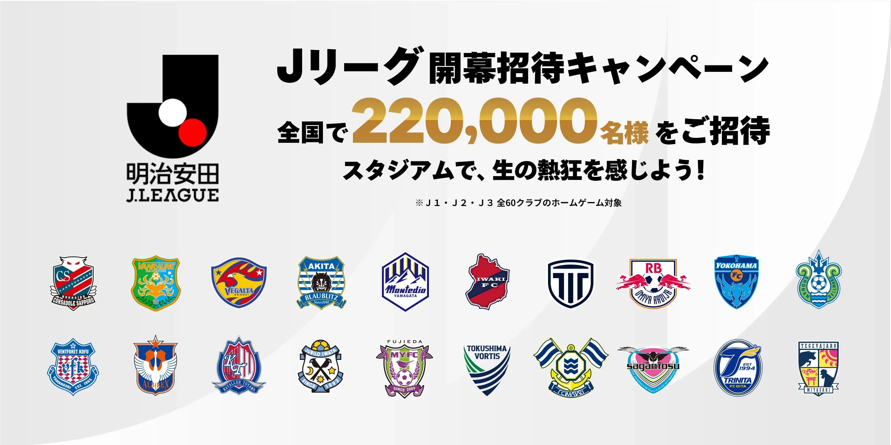 夏休みはＪリーグを観に行こう！ 