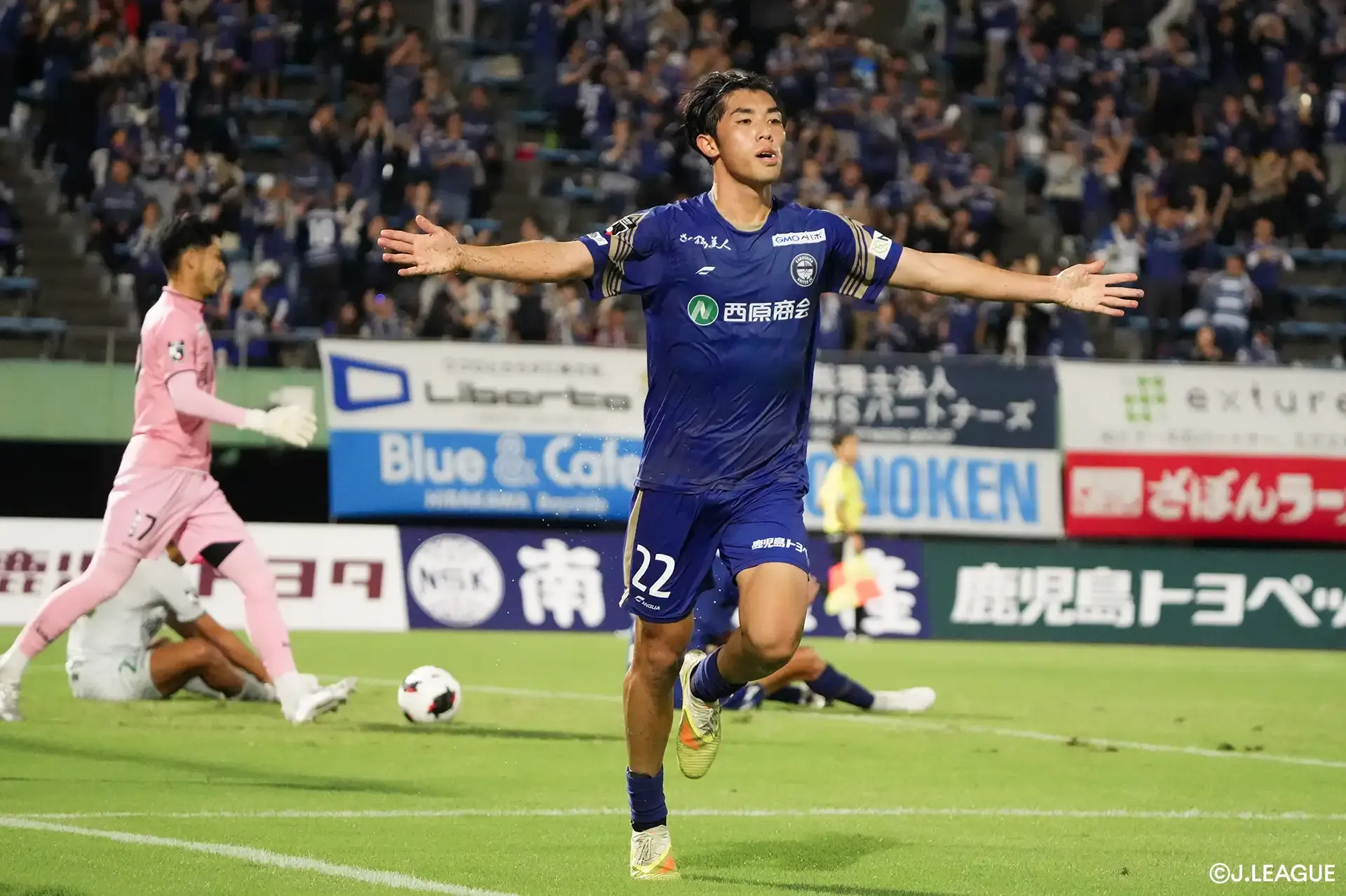 髙橋の2戦連続弾で首位の鹿児島が快勝！愛媛は山口との上位対決を制す【サマリー：明治安田Ｊ３ 第12節】