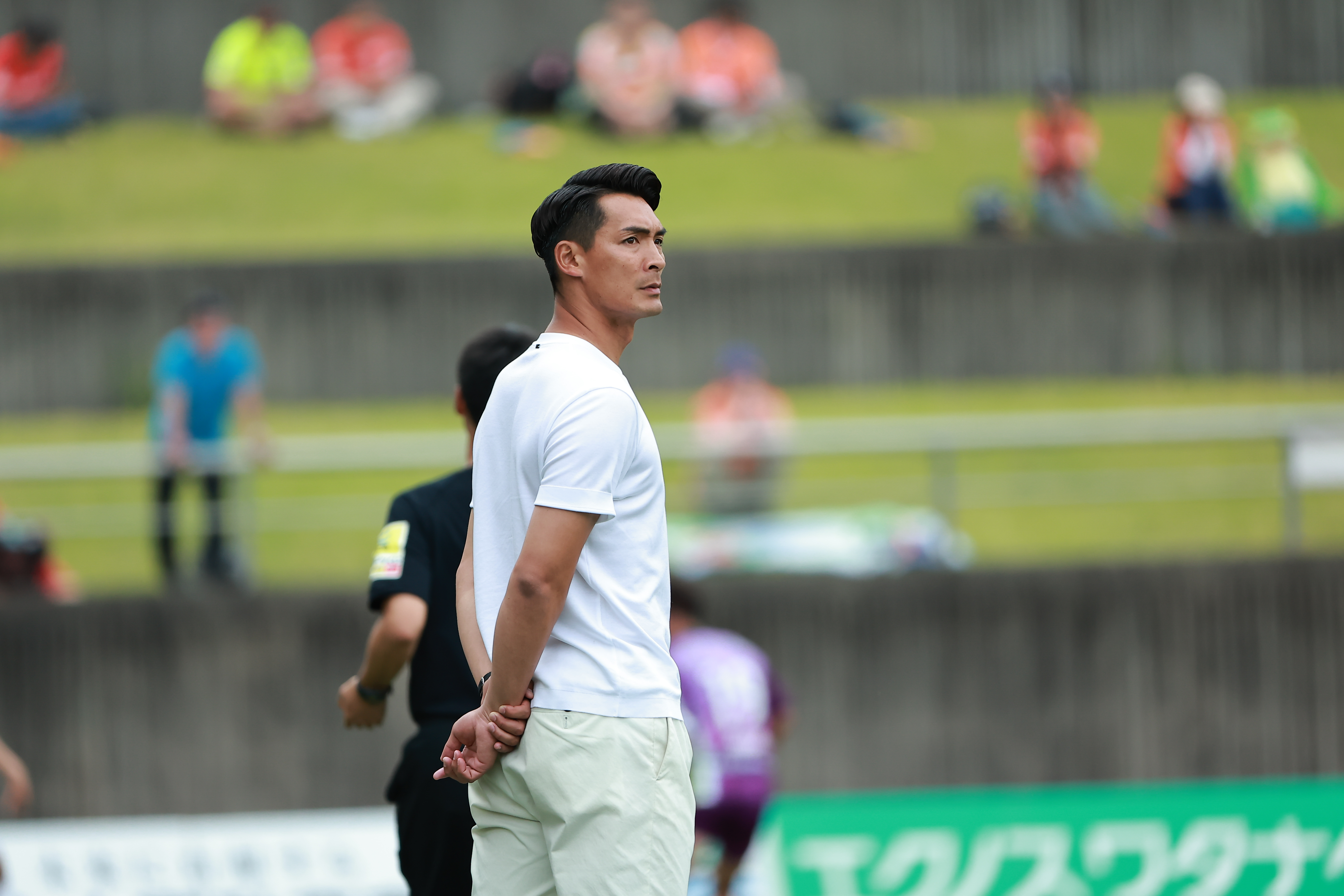 藤枝vs仙台_槙野監督（角田）