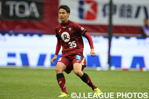 クラブ史上最年少デビューを飾った藤谷選手（神戸）。