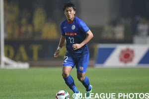 各年代を通じて初めての代表選出となったMF内田　航平（水戸）