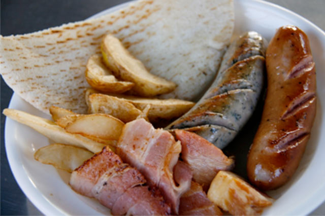 八ヶ岳ベーコンの全部盛り