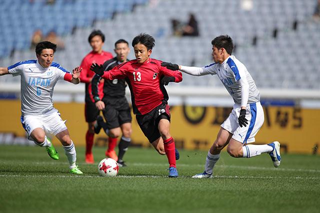 久保 建英は才能の片りんを見せるも、Ｊリーグ選抜を勝利へ導けず