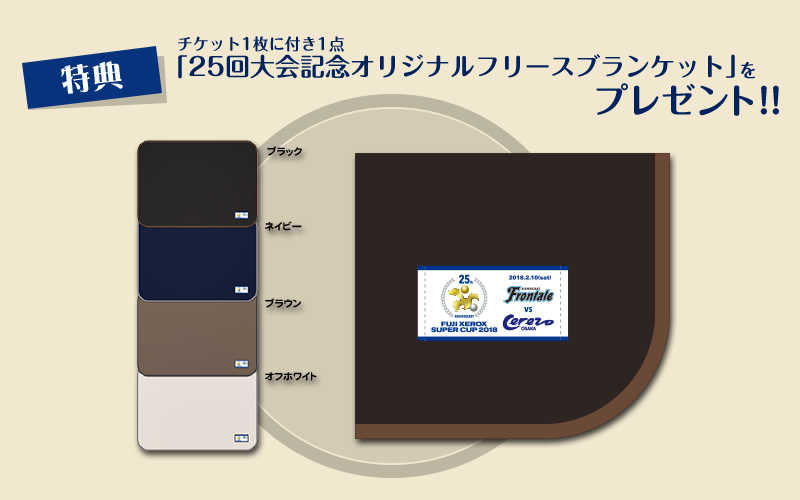 25回大会記念オリジナルフリースブランケット