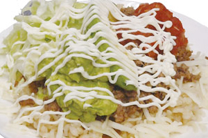 玄米アボカドタコライス