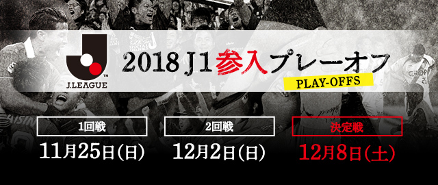 日程 結果 ２０１８ｊ１参入プレーオフ ｊリーグ Jp