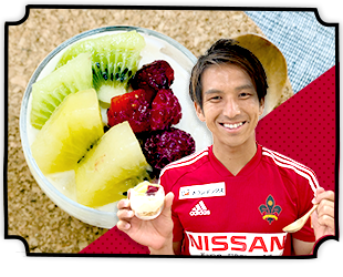 もうひとつのルヴァンカップレシピ　ツエーゲン金沢：ルヴァンプライムと<br>甘酒アイスのプチパフェ