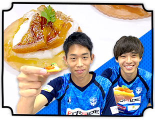 もうひとつのルヴァンカップレシピ　横浜FC：水切りヨーグルトと<br>ブラッドオレンジのはちみつ添え