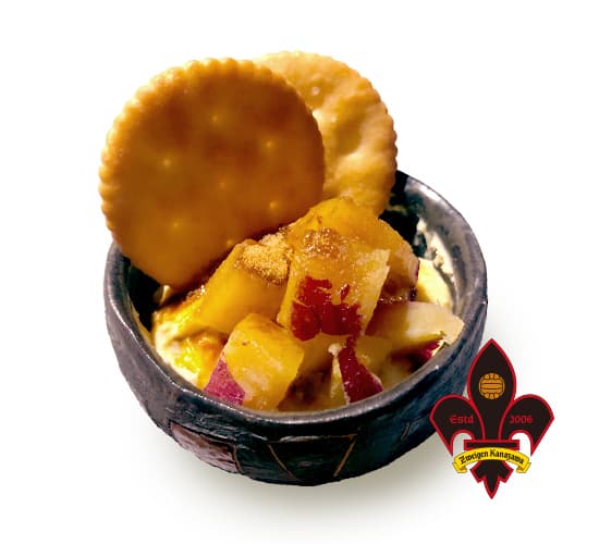 ほうじ茶とさつまいもの金沢和風ディップ