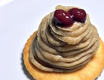 もうひとつのルヴァンカップレシピ　京都サンガF.C.：新スタ特産品deサンガモンブラン