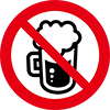 アイコン：アルコール飲料の持ち込み禁止