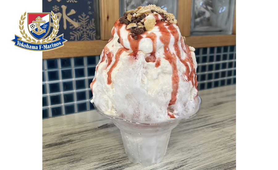 天然氷かき氷ストロベリーチーズケーキ