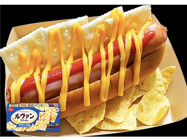 BIGソーセージのチーズホットドッグ～ルヴァンクラシカルとチーズが相性抜群！～