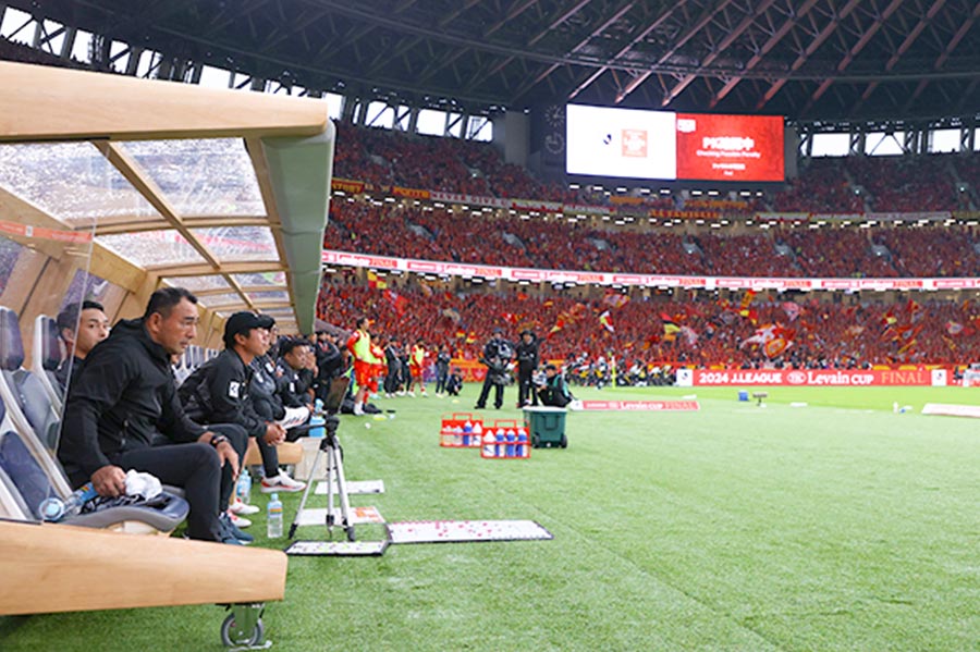 試合後ピッチウォーク