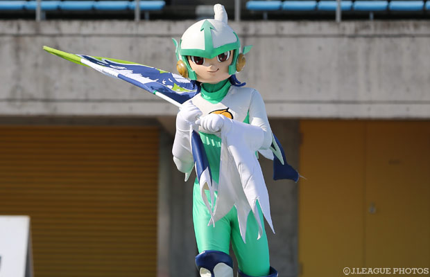 ガイナーレ鳥取のマスコット「ガイナマン」