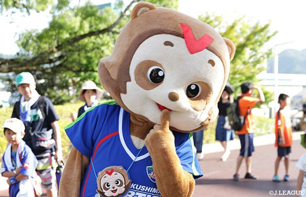 徳島ヴォルティスのマスコット「ヴォルタくん」