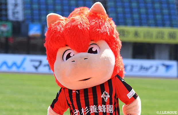 ロアッソ熊本のマスコット「ロアッソくん」