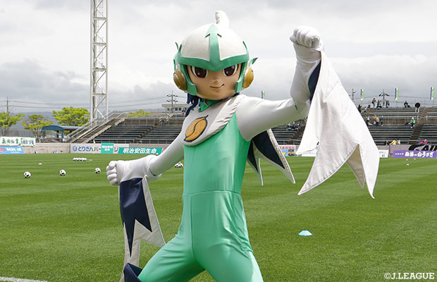 ガイナーレ鳥取のマスコット「ガイナマン」