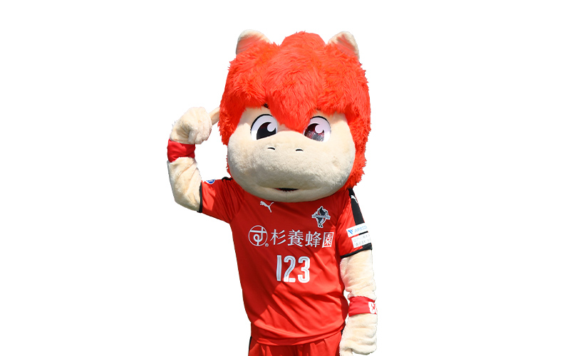 ロアッソ熊本のマスコット「ロアッソくん」