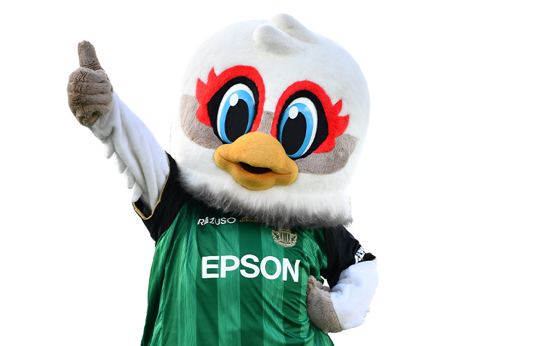 松本山雅FCのマスコット「ガンズくん」