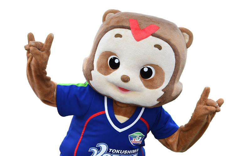 徳島ヴォルティスのマスコット「ヴォルタくん」