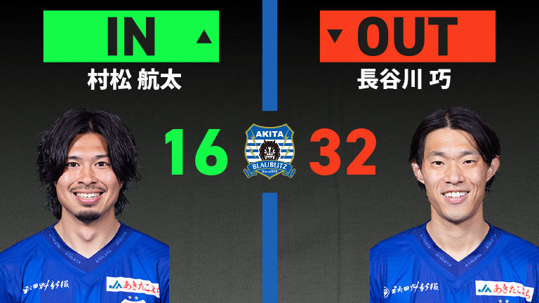 公式】秋田vsいわきのテキスト速報（明治安田J2リーグ：2025年11月9