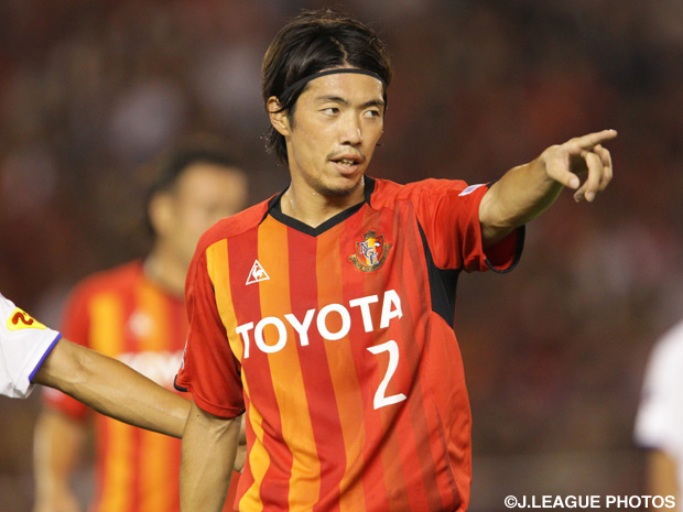 【名古屋】DF竹内が練習試合で鼻骨骨折