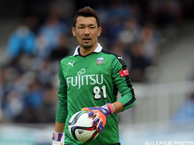 川崎Ｆが「GKユニフォーム」の販売を開始します。（2015年4月4日撮影）