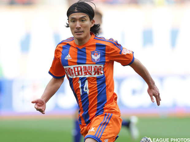 【新潟】FW田中が4ゴール　秋田との練習試合に勝利