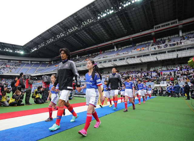 【横浜FM】「エスコートキッズ争奪じゃんけん大会」開催