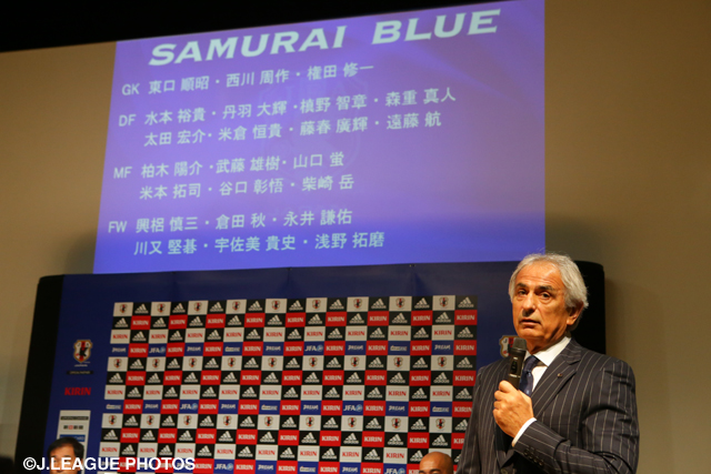 【メンバー発表：日本代表】EAFF東アジアカップ2015に臨む23人を発表
