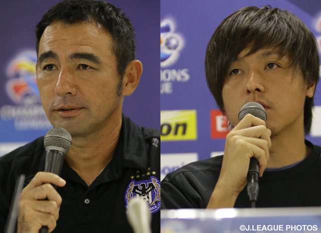 長谷川監督、遠藤ともに「平常心」を明日の試合のポイントに挙げた