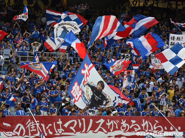 【横浜FM】福島・横浜の中学生とEXILEメンバーがダンスを披露