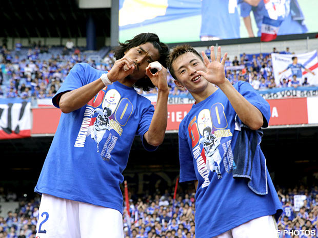 【横浜FM】DF中澤の J１リーグ通算500試合出場記念グッズ発売