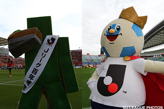 【Ｊリーグマスコット総選挙】Ｊリーグ代表はどっち!?　Mr.ピッチvsＪリーグキング 予備投票結果発表！