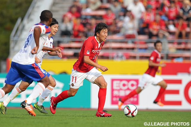 湘南との練習試合に敗れる【名古屋】